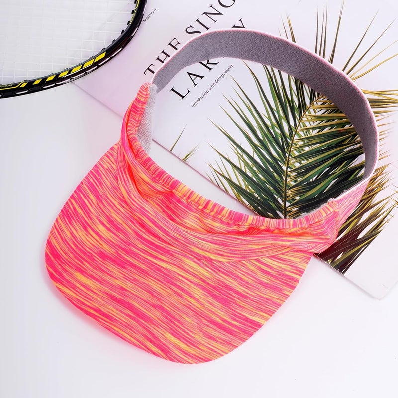 Marrywindix 1 Piece Sun Visor Hat Stretch Headband Sport Wear Athletic Visor Cap for Women and Men - Image 5